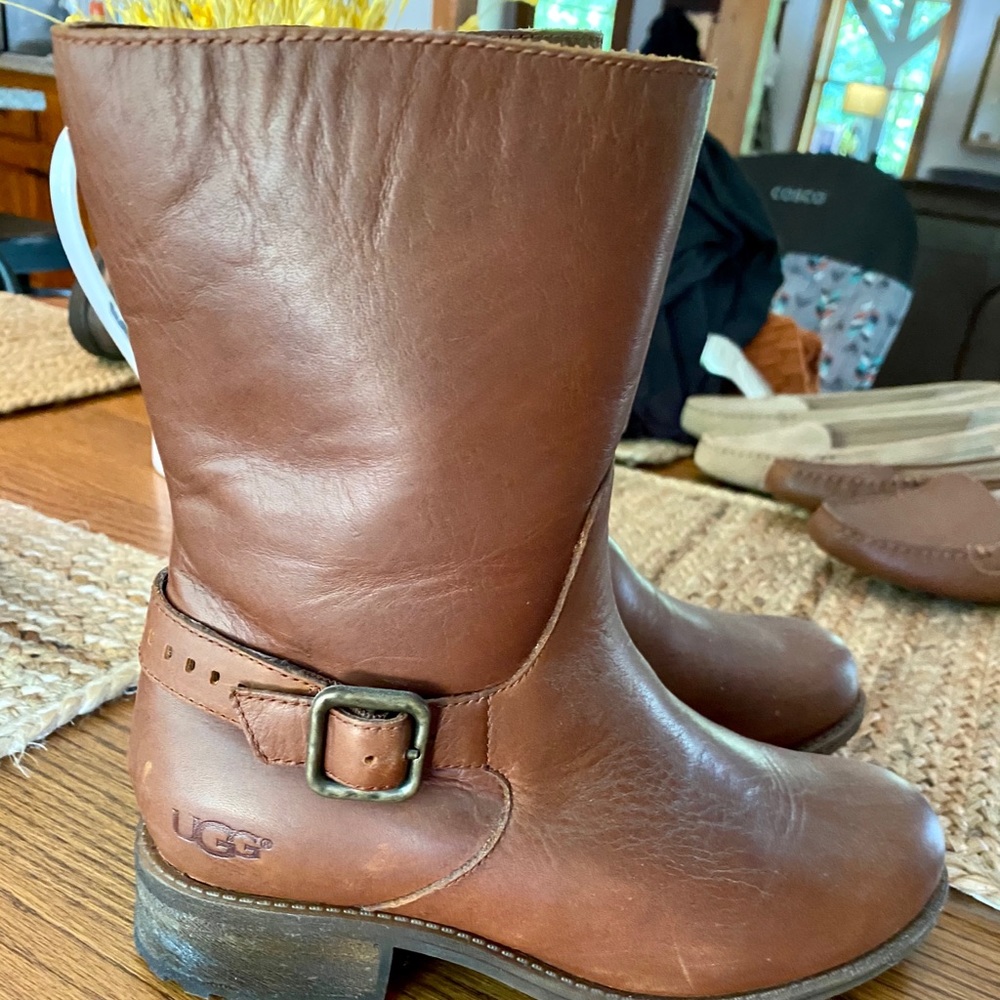 NWOT UGG Keppler UGGpure(TM) Lined Moto Boot